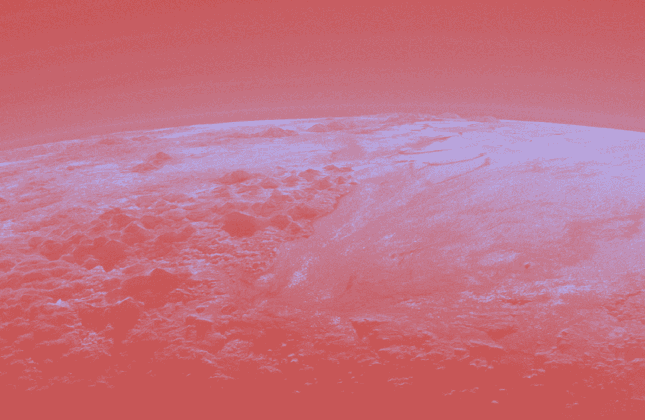 Surface of Pluto.